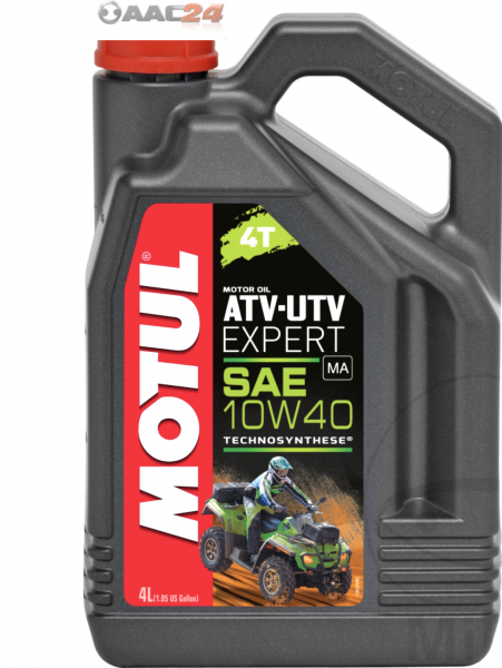 Motul Engine Oil 10W-40 4T Technosynthesis for ATV Buggy Quad Scooter