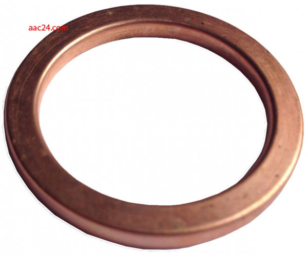 Copper sealing ring for exhaust / manifold