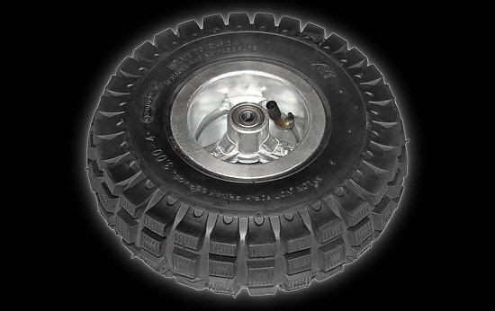 Tyre on rim front Pocket Quad 50cc 3.00-4