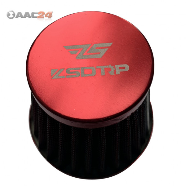 Sport Luftfilter LSDRP Red 45mm für Quad ATV 200cc - 350cc