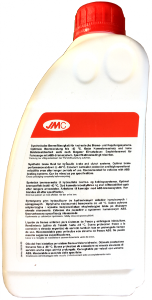 Liquide de frein JMC DOT4 PLUS 1 litre