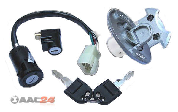 Zündschloss Tankdeckel verschliessbar Set Bashan Shineray 200