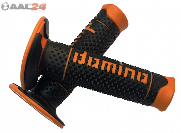 Handgriff Griffgummi A260 schwarz/orange Domino Durchmesser 22 mm. Länge 120 mm geschlossen