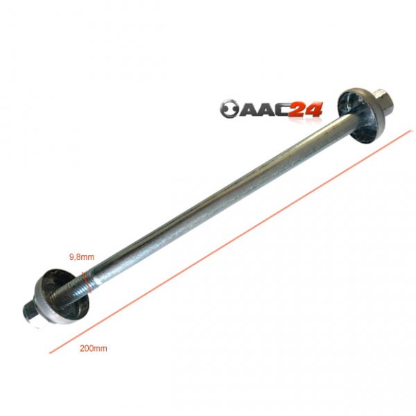 Bolzen für Querlenker unten links Mini Quad Cobra 125