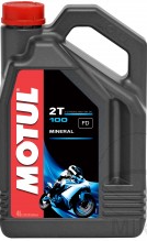 Motul engine oil 2 stroke mineral 100 2T mineral 1 liter for pocket quad and bike
