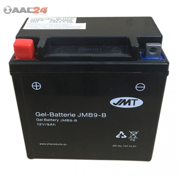 Gel Batterie 12V 9AH Bashan 200 250