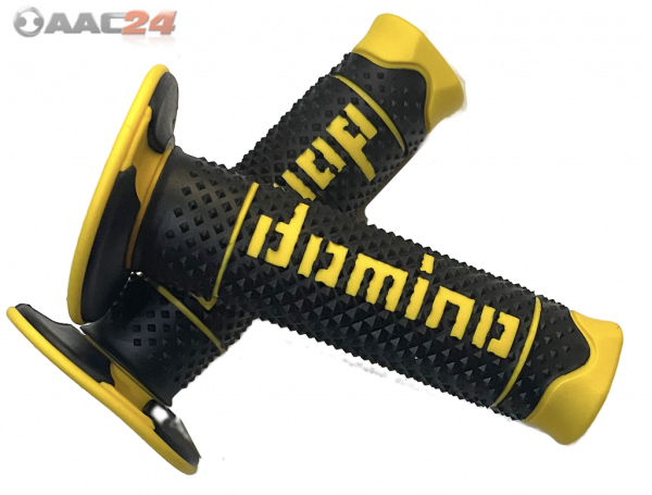Handgriff Griffgummi A260 schwarz/gelb Domino Durchmesser 22 mm. Länge 120 mm geschlossen