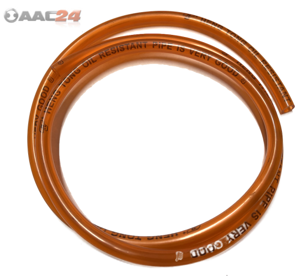 Benzinschlauch Heng Tong orange 1 Meter für Quad 200 - 300